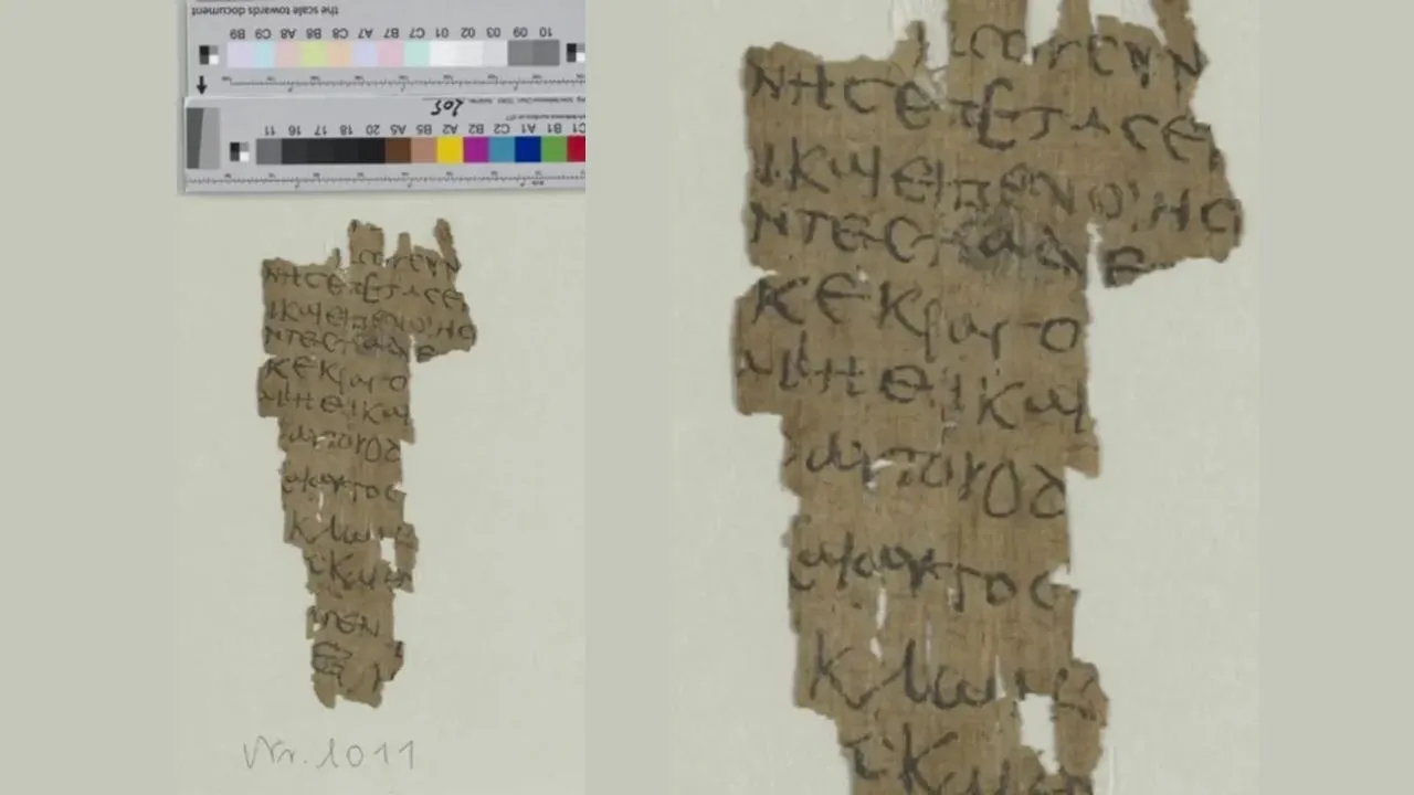Fragmento de papiro que conta o segundo milagre desconhecido de Jesus na infância