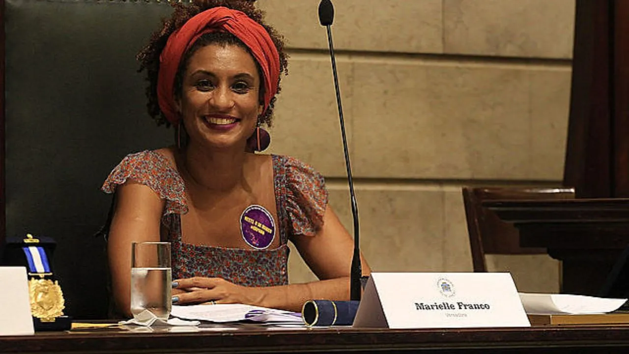 A vereadora Marielle Franco morta em 2018
