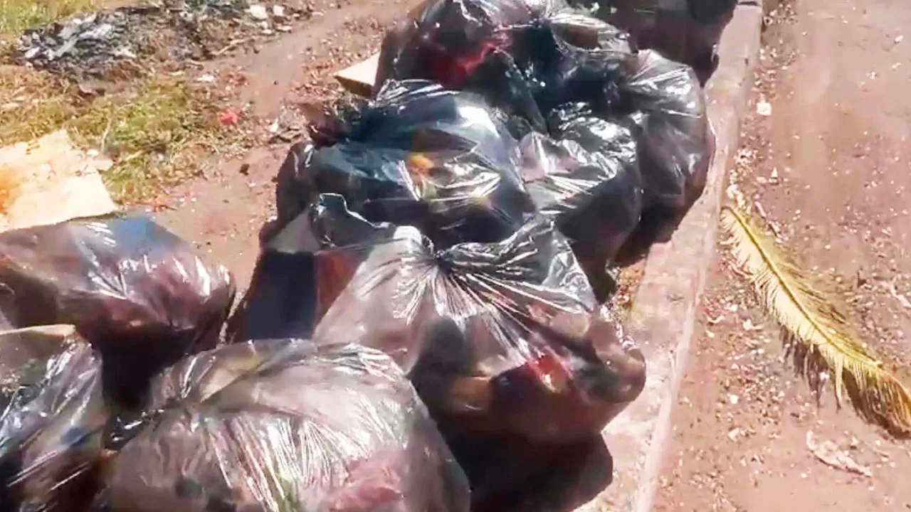 O lixo é deixado nas redondezas das Folhas 19, 20 e 21 na Nova Marabá, próximo a Praça da Criança e do Hospital Municipal