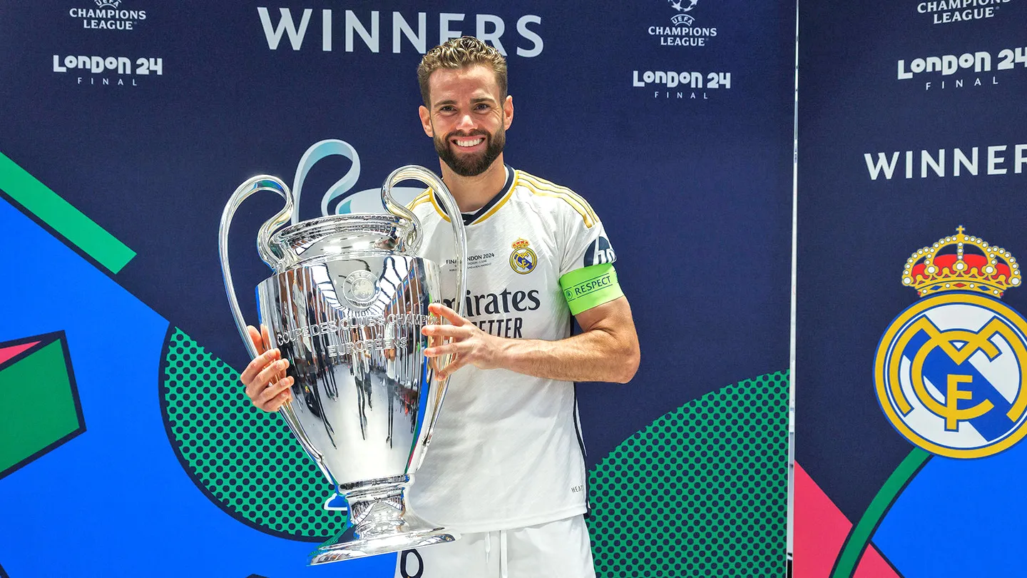 Nacho conquistou 6 Champions pelo Real Madrid e faz parte do seleto grupo dos maiores ganhadores