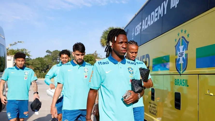 A seleção brasileira masculina de futebol fez nesta quinta-feira (6) o último treino em Orlando, na Flórida (Estados Unidos).