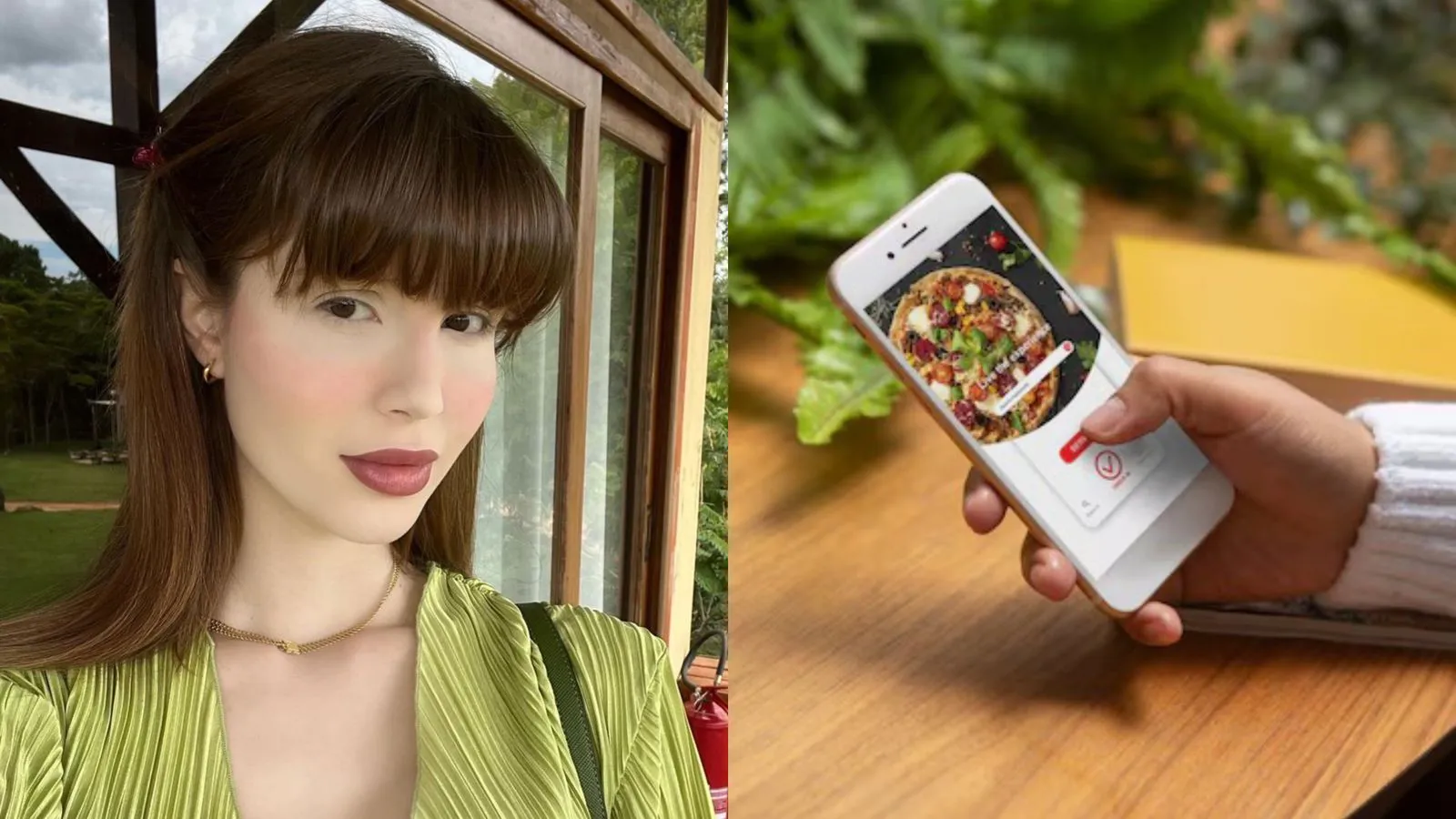 Sabrina Low revelou que descobriu a traição do namorado através de um aplicativo de comida