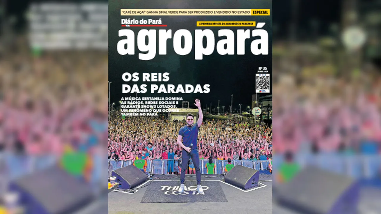 A capa da 35ª edição da Revista Agropará.