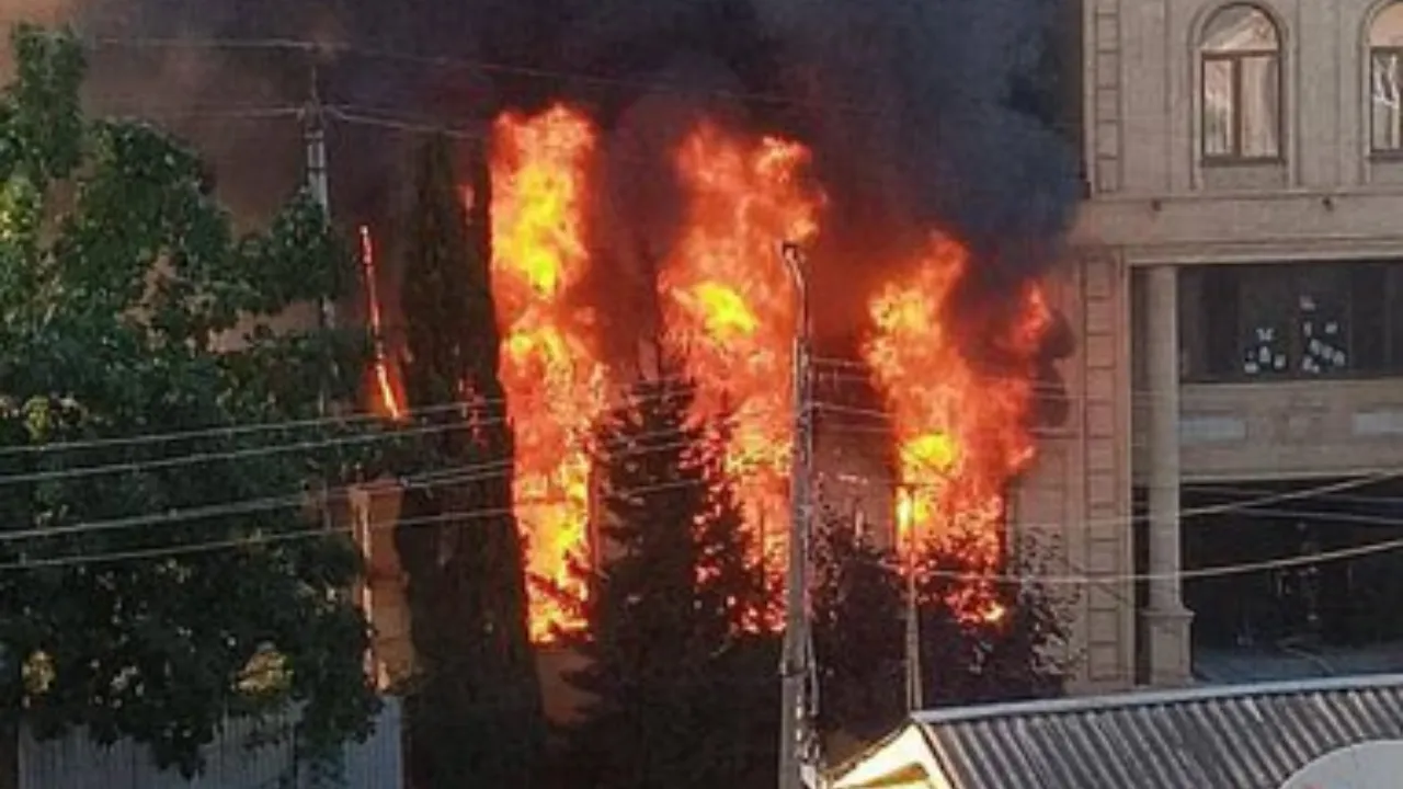 Sinagoga foi incendiada durante atentado na Rússia