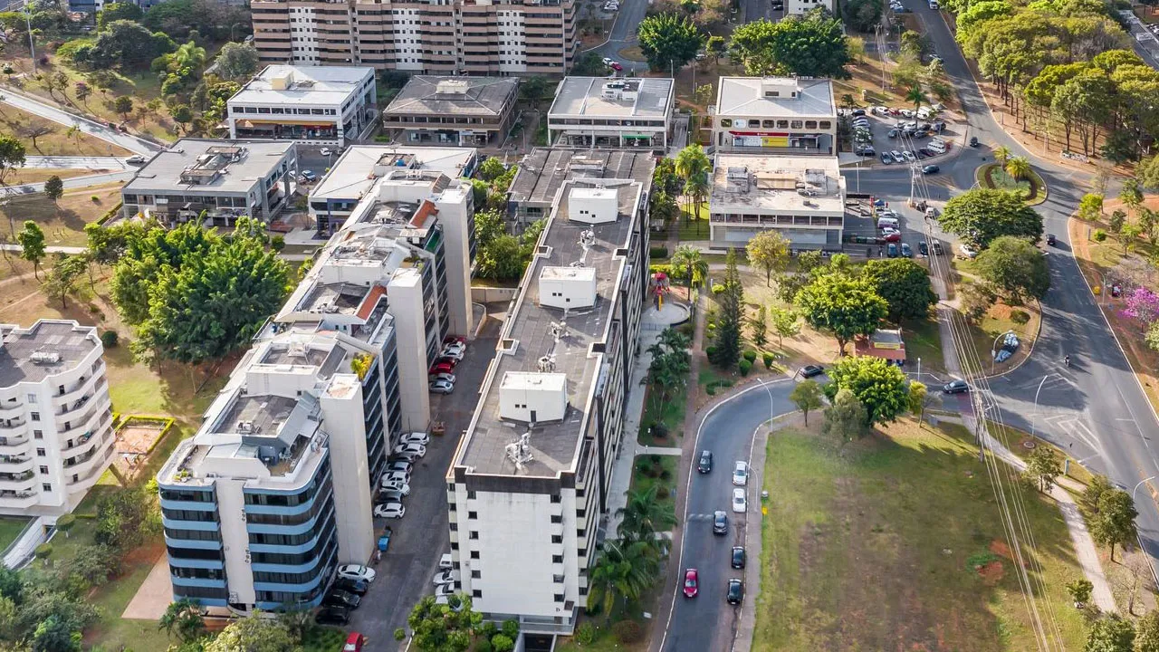 Cidade de Brasília com crescimento de construção de imóveis