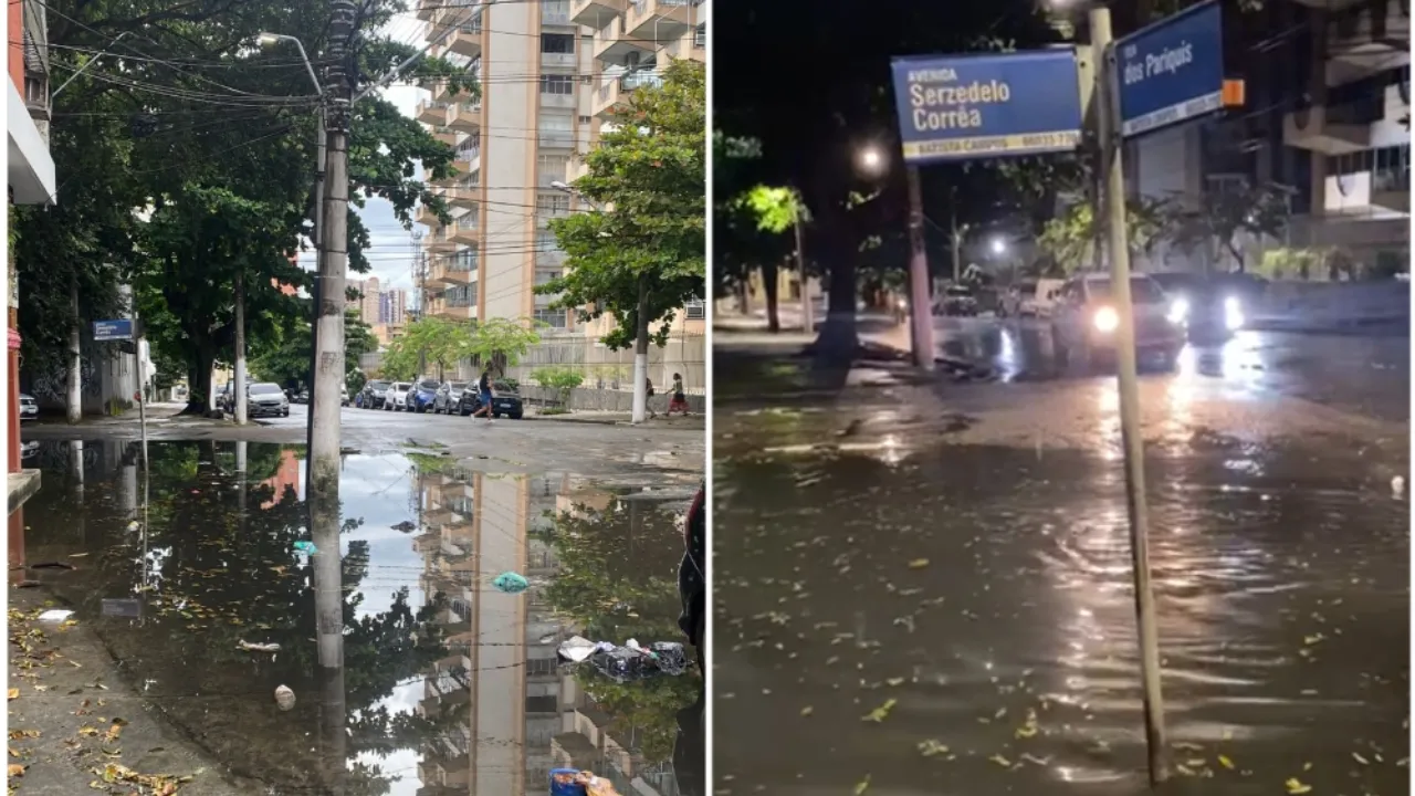 Calçada na esquina da Pariquis com Serzedelo Corrêa está intrafegável por pedestres há seis meses