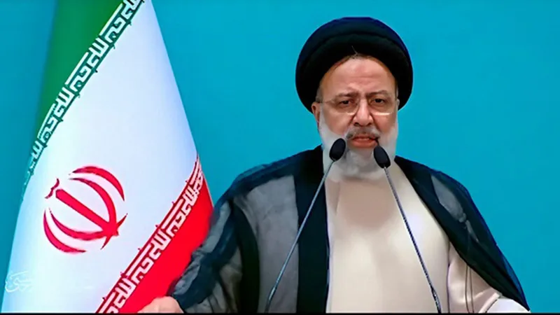 O presidente do Irã, Ebrahim Raisi