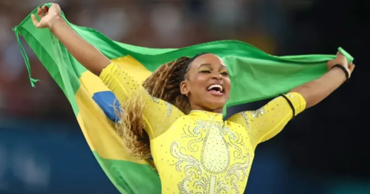 Rebeca Andrade tem 5 medalhas olímpicas.