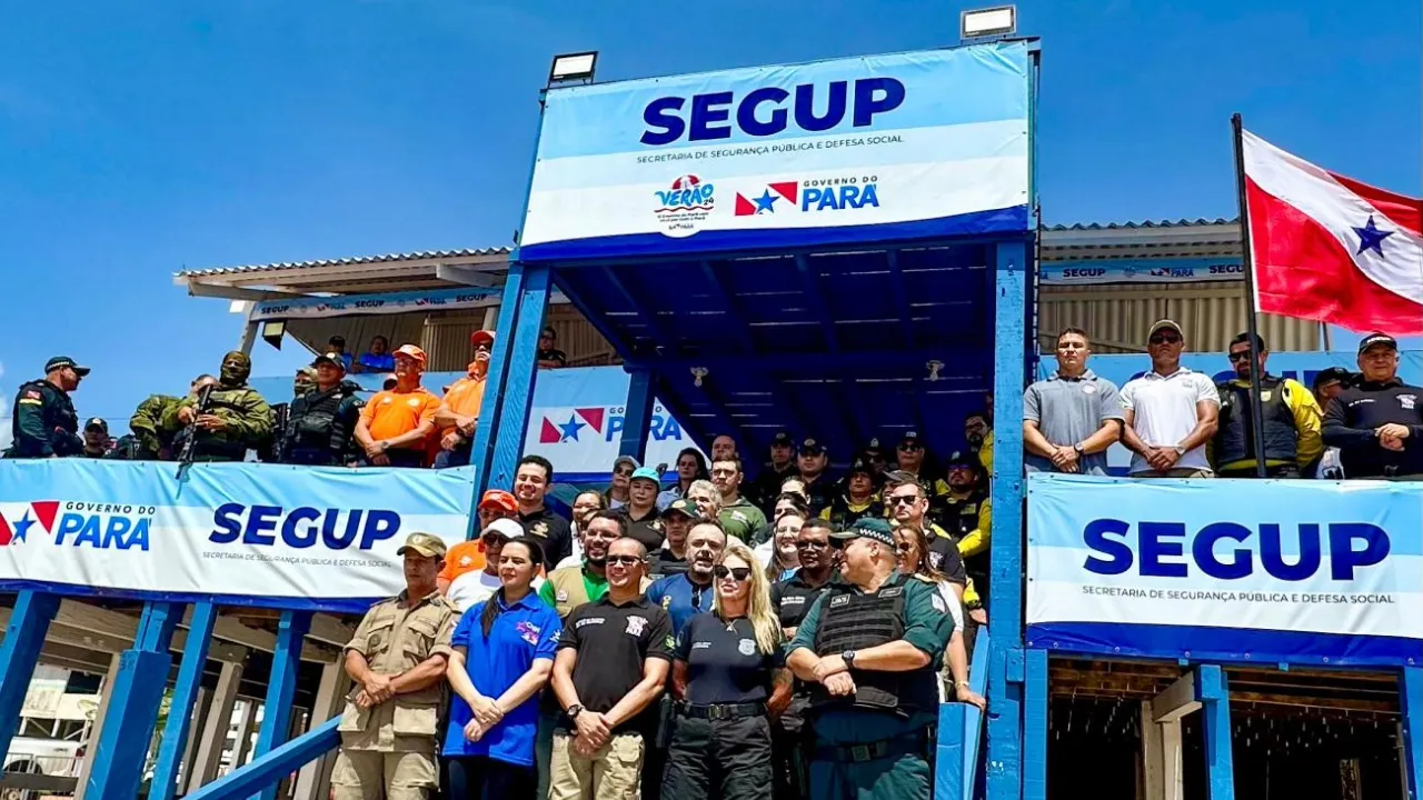 Ao todo, 5.660 agentes vão reforçar a segurança em mais de 90 localidades do Pará.