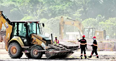 Um dos motivos para o resultado positivo no setor da construção é a realização de obras na capital e no entorno para a COP30