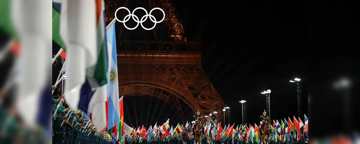 Encerramento da cerimônia de abertura das Olimpíadas 2024