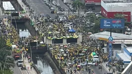 O ato de Bolsonaro em apoio a Éder Mauro foi um fiasco e o público presente ao evento não conseguiu ocupar nem mesmo um quarteirão da Doca de Souza Franco