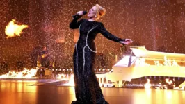 Adele em apresentação em Las Vegas nos Estados Unidos
