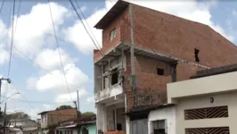 A casa possui três andares