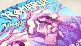 Nova capa de "Romaria": A edição especial da HQ traz uma capa inédita, destacando a mistura única de elementos sertanejos e influências de animes e jogos clássicos, criada por Alexandre Carvalho.
