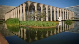 Palácio do Itamaraty em Brasília.