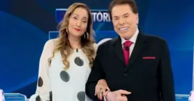 Sônia Abrão e Silvio Santos