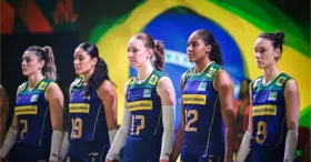 Jogadoras de vôlei da seleção brasileira feminina