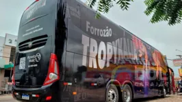 Banda Forrózão Tropykália é conhecida nacionalmente e estava fazendo show em São Félix do Xingu, no Sul do Pará