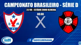 O azulão marabaense entra em campo às 17h no estádio Zinho Oliveira para enfrentar o clube do Maranhão com a equipe modificada.