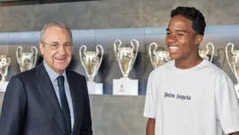 Endrick visitou o Real Madrid no fim de 2023 e agora se tornará oficialmente jogador merengue