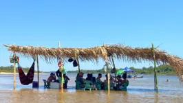 Praia Verde, em Conceição do Araguaia, no sul do Pará, é um sucesso