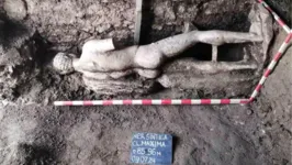 A descoberta foi anunciada nas redes sociais da Arqueologia Bulgária