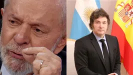 Lula e Mlei ainda não se encontraram desde que o presidente argentino foi eleito, em 2023