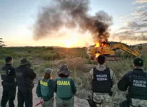 A operação foi deflagrada pela PF com apoio do Ibama.