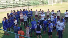 Jogadores do Águia foram chamados após protesto da torcida antes do treino