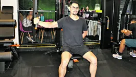 Victor Scerni mantém rotina de exercícios físicos