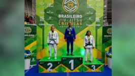 Eduarda Costa representou muito bem Marabá e se consagrou a vice-campeã Brasileira de Jiu-Jitsu