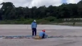 Operários já estão com obras no segundo campo do CT do Paysandu