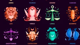 Cada signo apresenta uma cor que pode ser guia para a semana