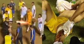 Goleiro foi atingido por tiro disparado à queima-roupa por policial militar em estádio após partida