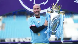 Pep Guardiola está no Manchester City desde 2016 e admite que está "mais perto de sair do que ficar".