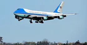 O lendário Air Force One é utilizado em viagens do presidente dos Estados Unidos