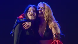 Yasmin e Joelma no show