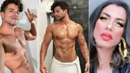 Renato e a personagem Karen que criou para as redes sociais