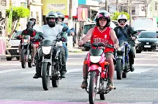 Motociclistas em circulação aumentaram 87% em uma década.