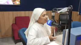 Irmã Maria Aparecida falou sobre a programação do retiro