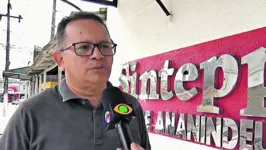 Jair Pena, coordenador do Sintepp, diz que a categoria ainda não teve retorno da Prefeitura