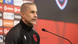 Sylvinho, ex-Corinthians, é o técnico da Albânia na Eurocopa 2024.