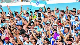 Torcida do Paysandu na Curuzu