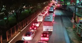 Trânsito na BR-316 apresentou congestionamento intenso neste domingo (14)