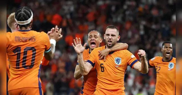Imagem ilustrativa da notícia De virada, Holanda vence e avança à semifinal da Euro