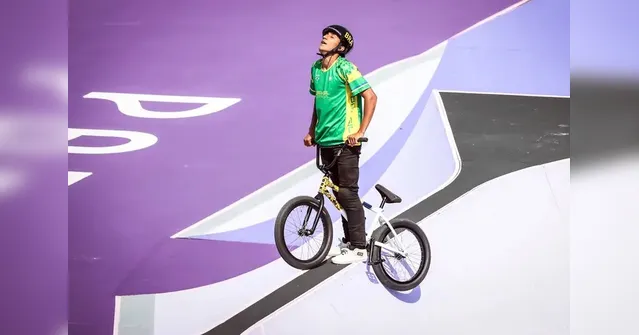 Imagem ilustrativa da notícia "Bala Loka" fica em 6º na final do ciclismo BMX Freestyle