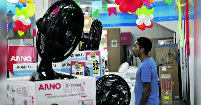 Imagem ilustrativa da notícia Calor intenso em Belém impulsiona vendas de ventiladores