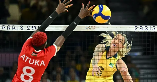 Imagem ilustrativa da notícia Brasil estreia com vitória no vôlei feminino em Paris