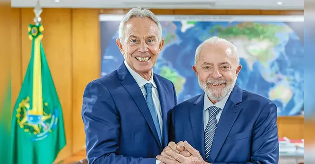 Imagem ilustrativa da notícia Lula se reúne com Blair após trabalhistas voltarem ao poder